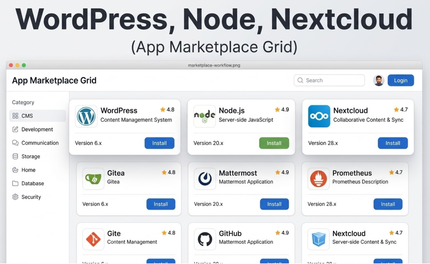 1-Click App Marketplace
